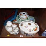 SECTION 48. A collection of assorted china including a quantity of Worcester Evesham and other