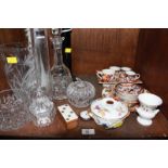 SECTION 35.  Various assorted items, including some Royal Crown Derby "Japan Pattern," Royal