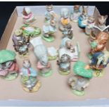 A collection of 22 Royal Albert Beatrix Potter animals.