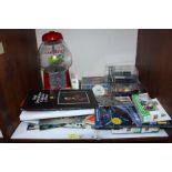 SECTION 10.  Various collectables including coins, badges, postcards, tea cards models and a