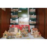 Section 25.  A collection of 13 different Lilliput lane houses, including "St Marys", "Bookshop" and