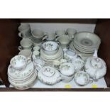 SECTION 16. A Royal Doulton Earth Flower part tea /dinner service and a German Franconia tea set.