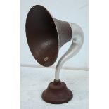 A BTH wireless gramophone horn with bakelite base.