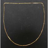 A 9ct gold chain necklace, 5.9 grams.