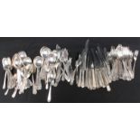 A collection of Insignia plate silver plated cutlery.