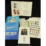 A collection of assorted Russian stamps in three albums, together with complete sheets and a