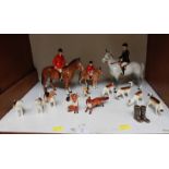 SECTION 1. A Beswick Hunting group comprising two horses and seated riders, together with a