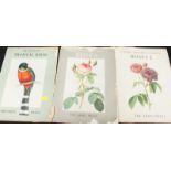 Books: Mr. Goulds Tropical Birds, Pierre-Joseph Redoute Roses and Roses 2. (3)