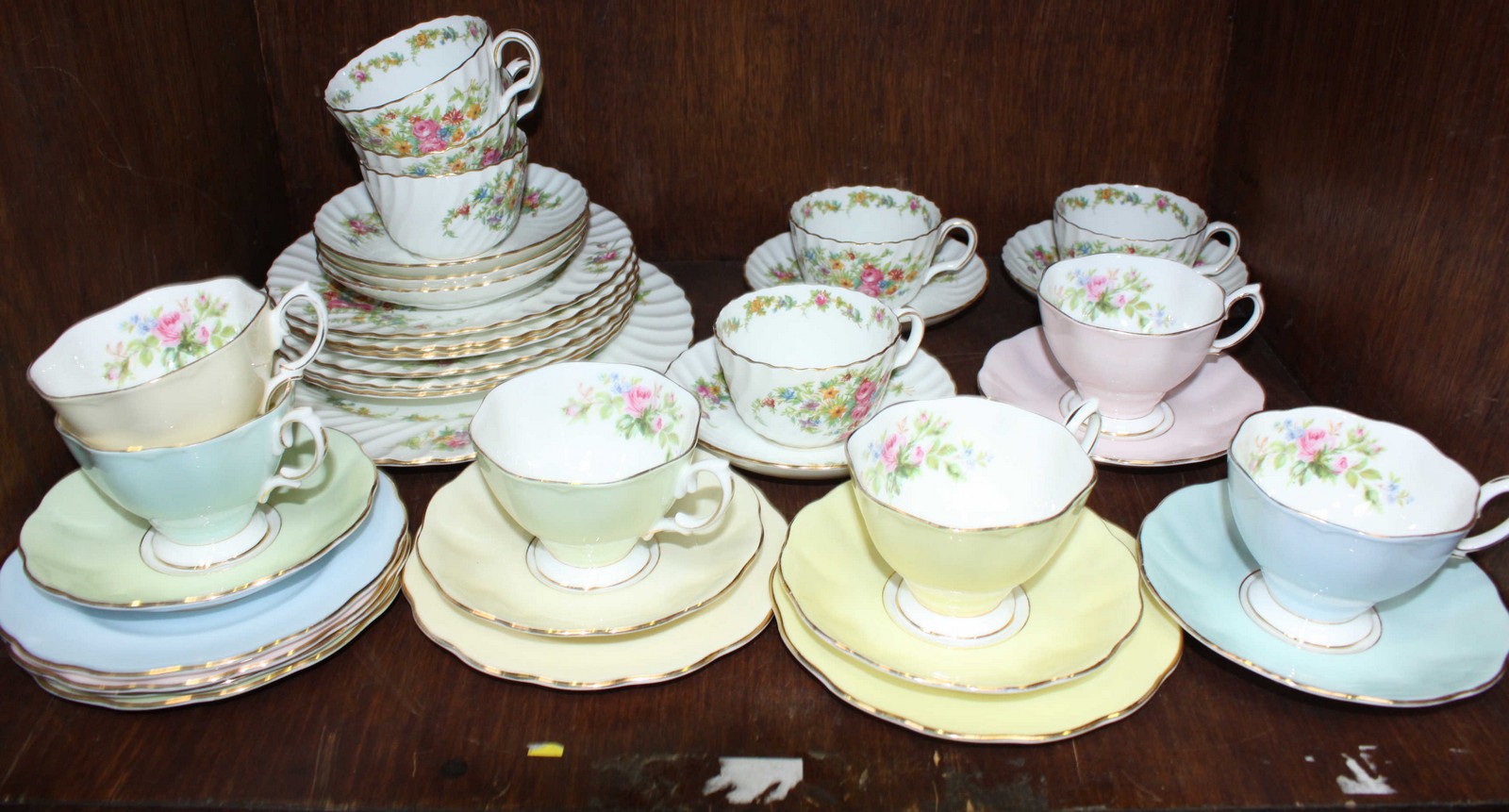 SECTION 47. A Royal Albert part tea set and a Minton part tea set.