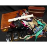 A collection of silk bowties and neckties, including five from Harrods, and other makes including