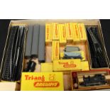 A Triang boxed railway set, together with a quantity of original boxed Airfix plastic models, a