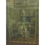 C. Turner after J. Hoppner.  Full length portrait of Admiral Lord Nelson, pub. 1806, Mezzotint, 59cm
