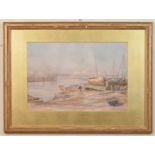 Martin Snape (1852-1930), Portsmouth Harbour from Gosport, watercolour, signed, 25.5 x 37.3 cm
