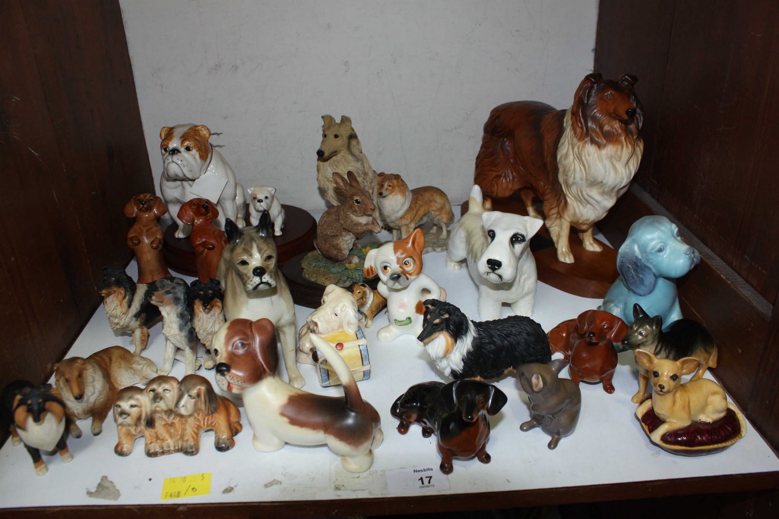 SECTION 17. A collection of twenty four Beswick and other model dogs.