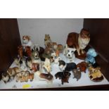 SECTION 17. A collection of twenty four Beswick and other model dogs.