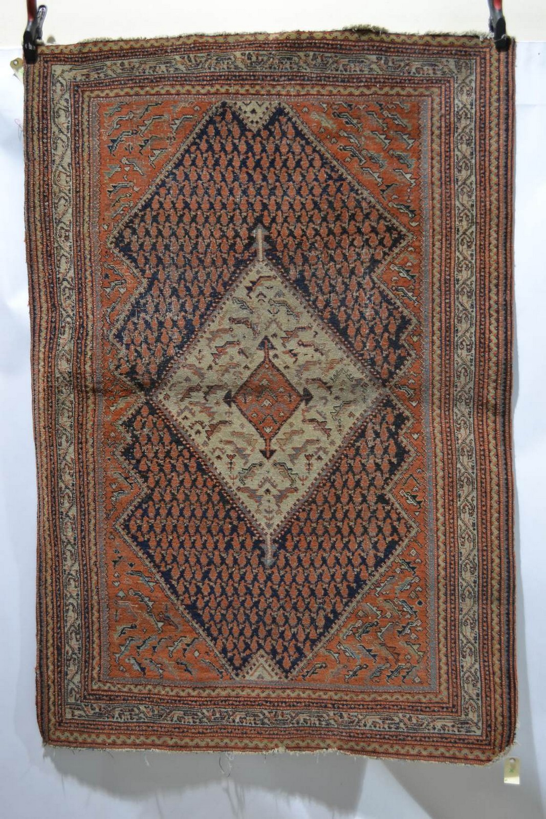 Seraband long rug, north west Persia, circa 1920, 9ft. x 3ft. 6in. 2.75m. x 1.07m. Overall wear with - Image 2 of 2