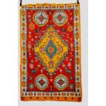 Moroccan rug, Ait Ouaouzguite, High Atlas, circa 1930, 7ft. 7in. x 5ft. 8in. 2.31m. x 1.73m. Pile