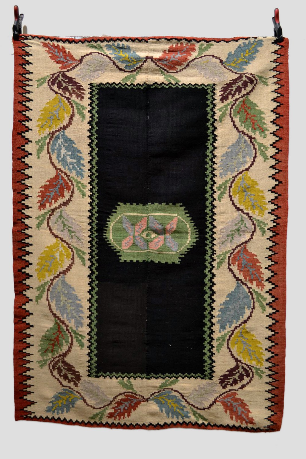 Attractive Balkan kelim, east European, 20th century, 6ft. 7in. x 4ft. 7in. 2.01m. x 1.40m. Two