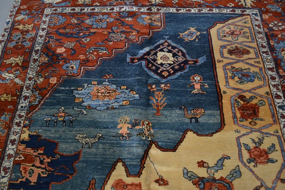 Most attractive Anatolian wagireh, modern, 8ft. 3in. x 6ft. 5in. 2.51m. x 1.96m. Note the animals, - Image 4 of 5