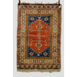 Kars Kazak rug, east Anatolia, mid-20th century, 5ft. 8in. x 3ft. 11in. 1.73m. x 1.20m.