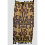 Sumba ikat panel, Dutch East Indies, early-mid-20th century, 79in. x 43in. 201cm. x 109cm. Two