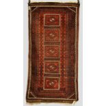 Baluchi rug, Khorasan, north east Persia, late 19th/early 20th century, 6ft. x 3ft. 2in. 1.83m. x