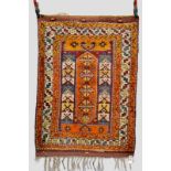 Yuruk prayer rug, east Anatolia, early 20th century, 4ft. 4in. x 3ft. 1.32m. x 0.91m. Note the piled