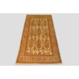 Anatolian carpet of large ‘boteh’ design, probably Ushak, west Anatolia, modern, 10ft. 7in. x 5ft.