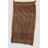 Baluchi rug, Khorasan, north east Persia, circa 1880, 6ft. 2in. x 3ft. 4in. 1.88m. x 1.02m. Note the