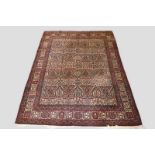 Attractive Joshaghan ivory field carpet, north west Persia, about 1930s, 10ft. 5in. x 7ft. 6in. 3.