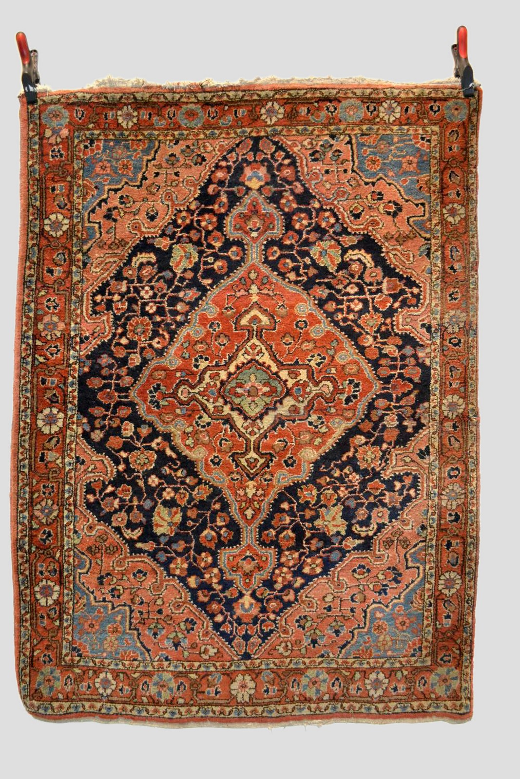 Jozan rug, Hamadan area, north west Persia, about 1930s, 4ft. 11in. x 3ft. 7in. 1.50m. x 1.09m.