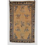 Tianjin rug, north west China, early 20th century, 7ft. 11in. x 4ft. 11in. 2.41m. x 1.50m. Some wear