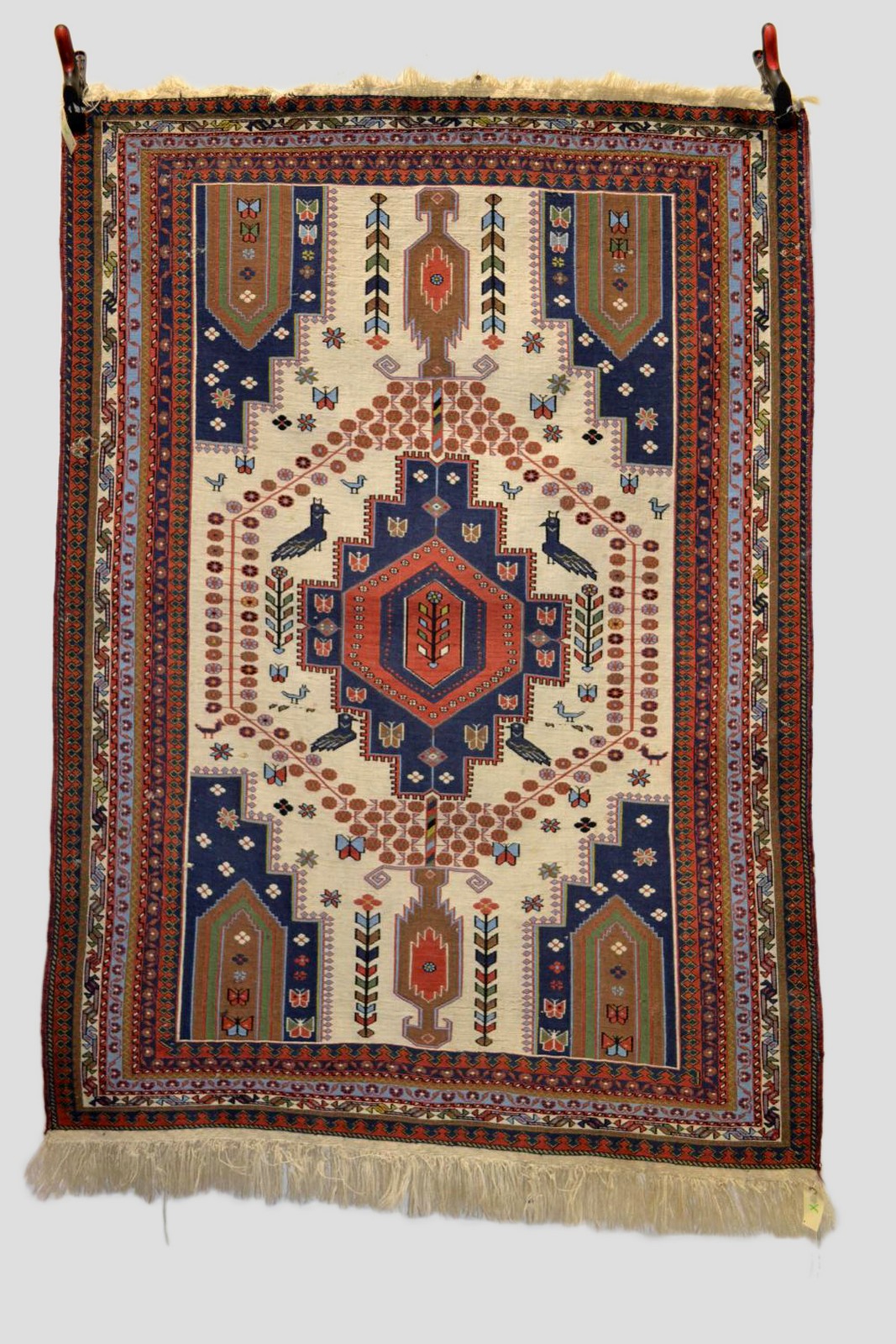 Afshar sumac rug, Kerman area, south west Persia, modern, 5ft. 9in. x 4ft. 1in. 1.75m. x 1.25m. A