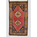 Yahyali rug, central Anatolia, mid-20th century, 7ft. 7in. x 4ft. 2in. 2.31m. x 1.27m. Date of