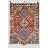 Afshar rug, Kerman area, south west Persia, modern, 6ft. 10in. x 5ft. 2.08m. x 1.52m.