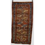 Hamadan long rug, north west Persia, circa 1900, 7ft. 6in. x 3ft. 10in. 2.29m. x 1.17m. Overall