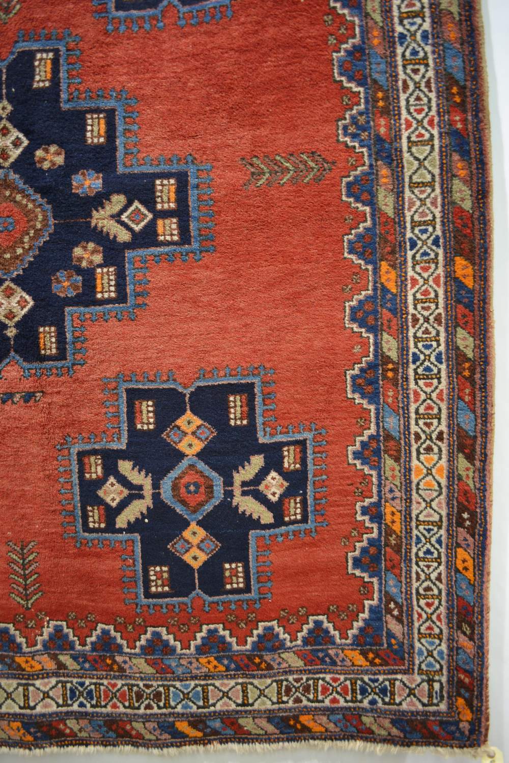 Afshar rug, Kerman area, south west Persia, about 1930s, 6ft. 1in. x 4ft. 11in. 1.86m. x 1.50m. - Image 2 of 3