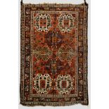 Fars rug, south west Persia, early 20th century, 6ft. 10in. x 4ft. 7in. 2.08m. x 1.40m. Overall