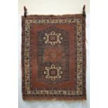 Afshar rug, Kerman area, south west Persia, early 20th century, 4ft. 3in. x 3ft. 3in. 1.30m. x 1m.