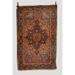 Saruk rug, north west Persia, about 1920-30s, 6ft. 11in. x 4ft. 5in. 2.11m. x 1.35m. Note the pale