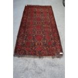 Long rug by the Ersari Turkmen of Beshir, south west Turkmenistan, circa 1920s, 7ft. 9in. x 4ft.