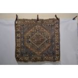 Afshar rug of square format, Kerman area, south west Persia, circa 1930s-40s, 4ft. x 4ft. 3in. 1.