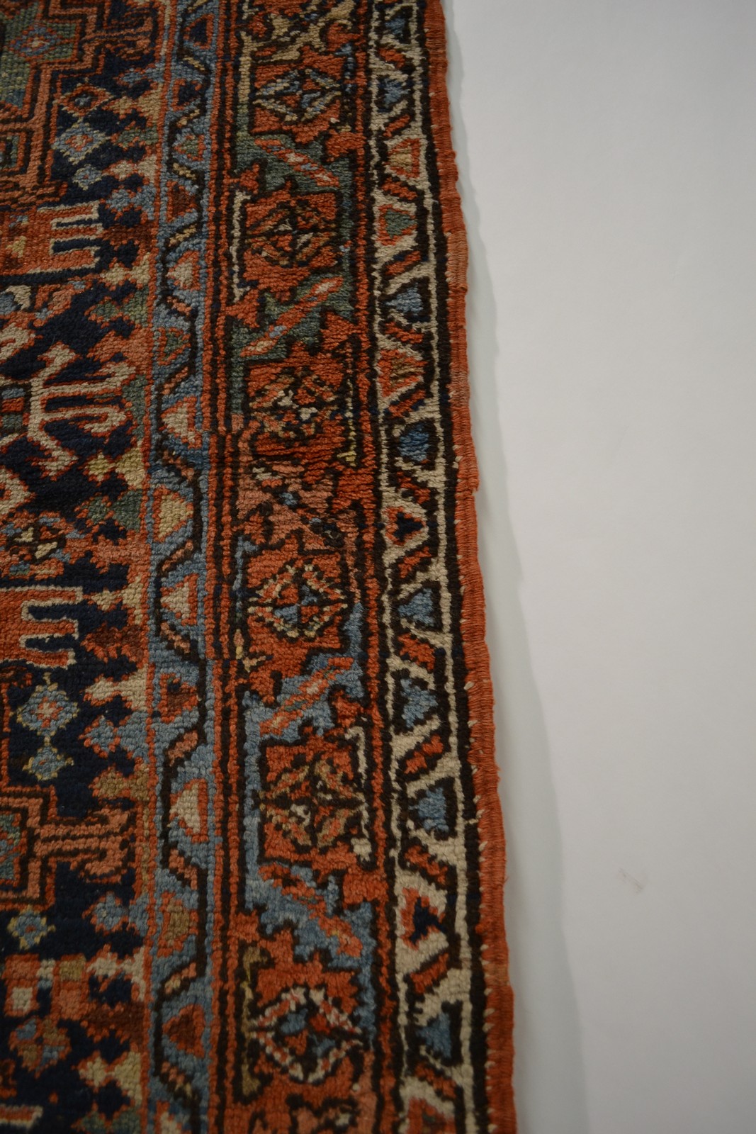Karaja rug, north west Persia, about 1920s, 4ft. 4in. x 3ft. 1in. 1.32m. x 0.94m. Slight loss to top - Image 5 of 7