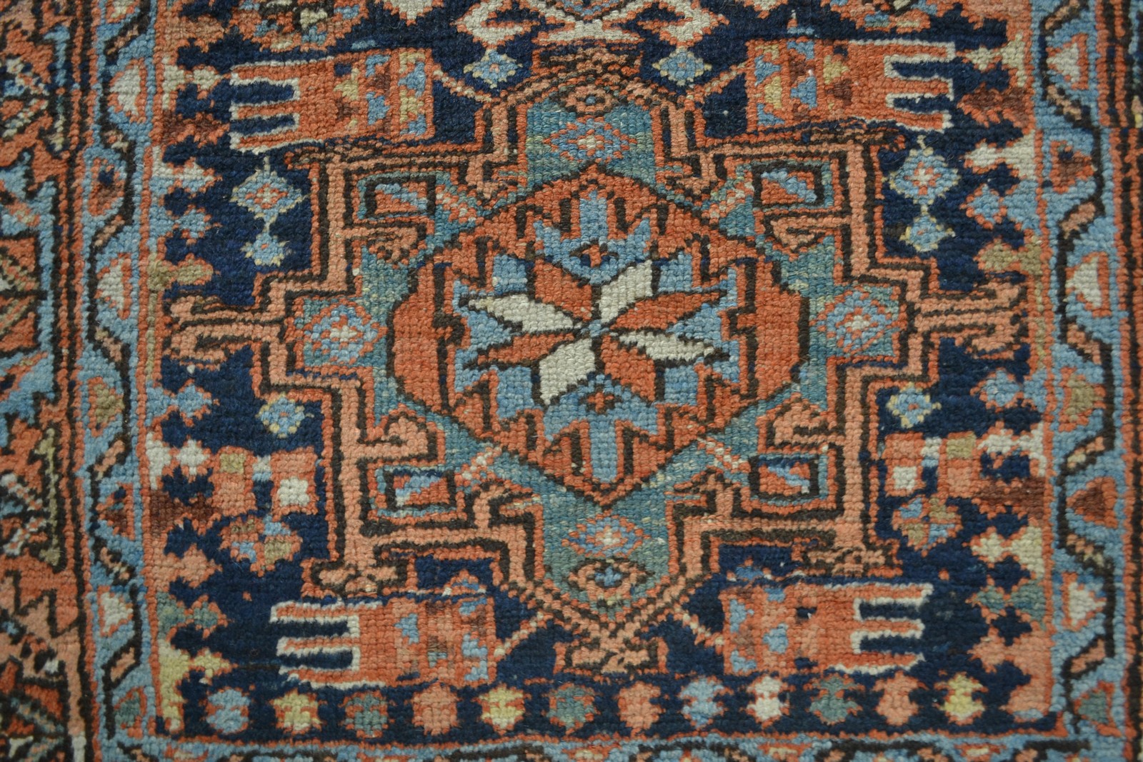 Karaja rug, north west Persia, about 1920s, 4ft. 4in. x 3ft. 1in. 1.32m. x 0.94m. Slight loss to top - Image 7 of 7