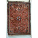 Heriz rug, north west Persia, late 20th century, 4ft. 5in. x 3ft. 1in. 1.35m. x 0.94m.