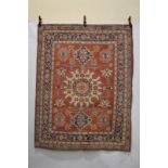Afghan rug of Caucasian design, north Afghanistan, late 20th century, 6ft. 3in. x 4ft. 10in. 1.