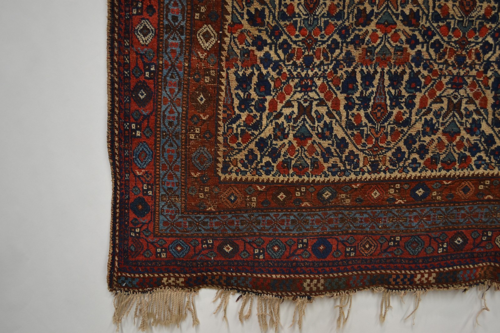Neiriz rug, Fars, south west Persia, about 1930s, 5ft. 9in. x 4ft. 10in. 1.75m. x 1.47m. Overall - Image 4 of 5