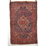 Hamadan rug, north west Persia, circa 1930s, 6ft. 6in. x 4ft. 2in. 1.98m. x 1.27m. Note the pale