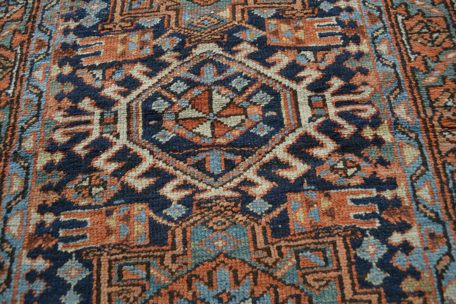 Karaja rug, north west Persia, about 1920s, 4ft. 4in. x 3ft. 1in. 1.32m. x 0.94m. Slight loss to top - Image 6 of 7