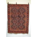 Attractive Afshar rug, Kerman area, south west Persia, about 1920s-30s, 6ft. 11in. x 5ft. 2in. 2.